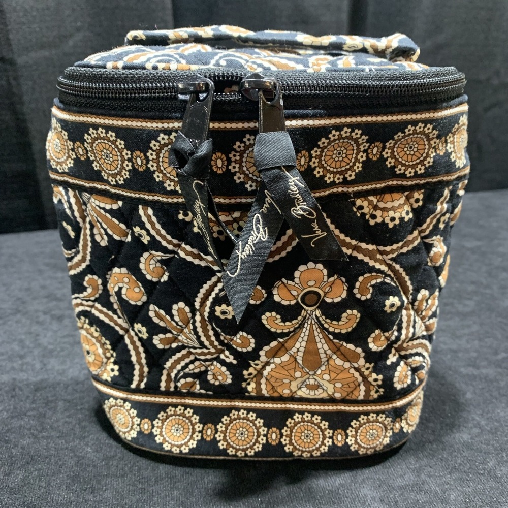 Vera Bradley Caffe Latte Cool Keeper Lunch Tote Brown Paisley Retired Rare